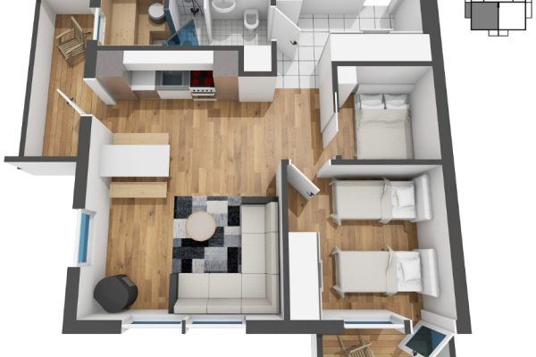 Levin Sirius 8 (50 m²)