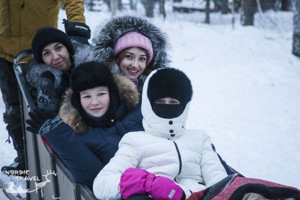 Катання на собачих упряжках 