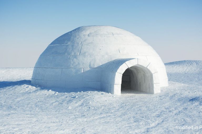 Стеклянные иглу в Лапландии