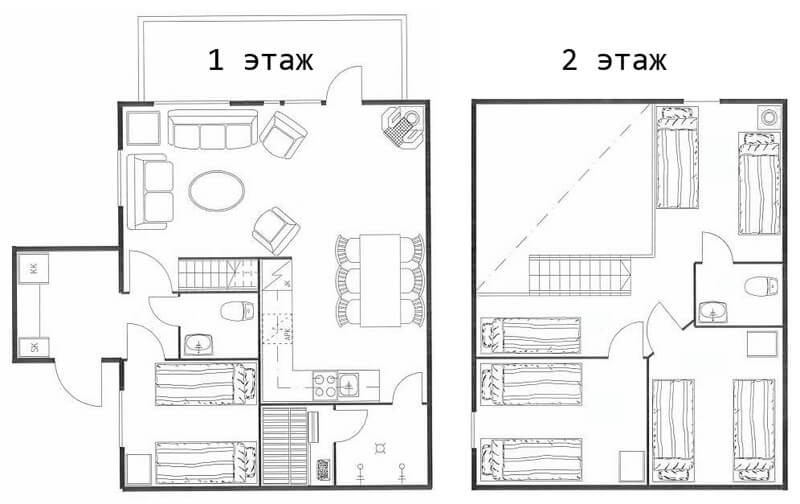 Chalets Alpine B7,B8 (76 m²)